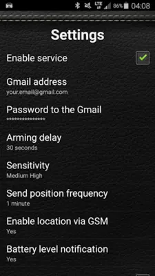 Car Security Pro android App screenshot 5